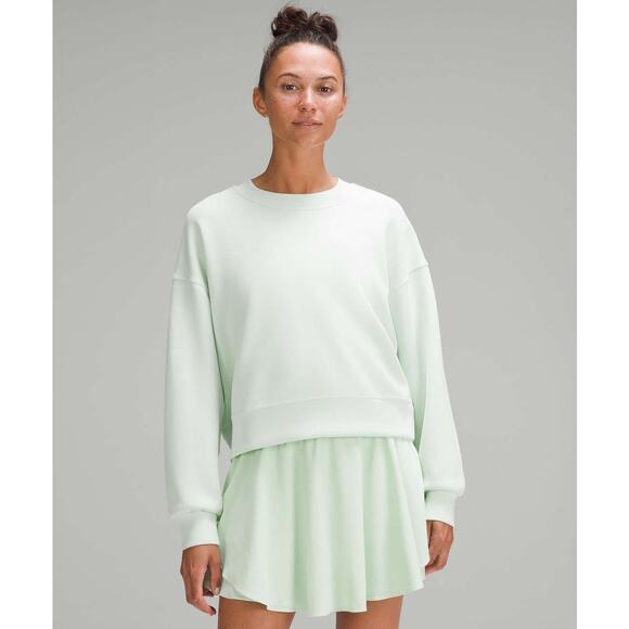 lululemon athletica Tops - Lululemon Softstreme Perfectly Oversized Cropped Crew